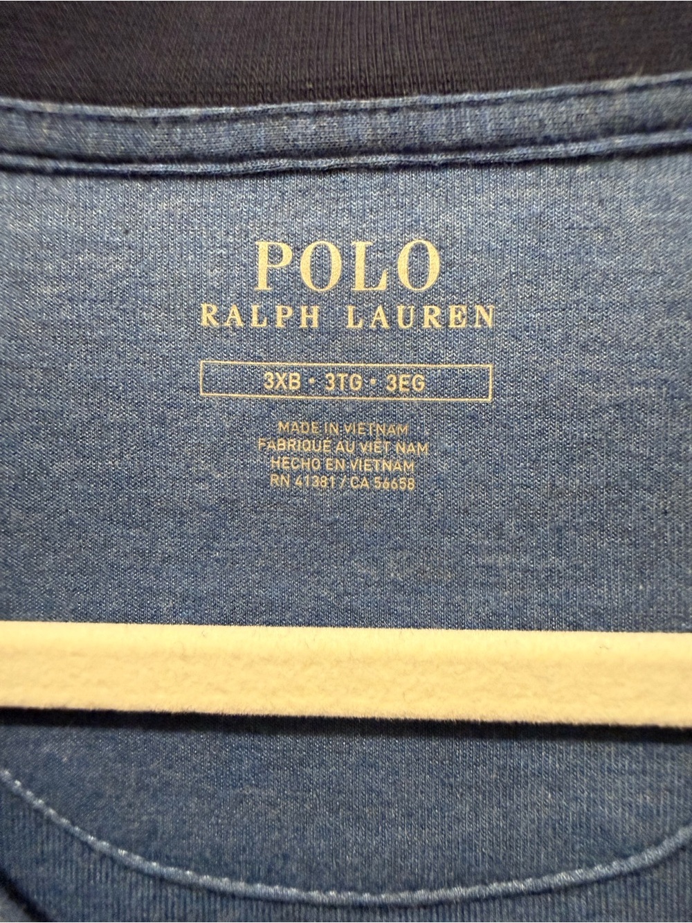 Polo Ralph Lauren Men’s 3XB Blue Snap Mock Neck Pullover Big & Tall - Picture 2 of 4